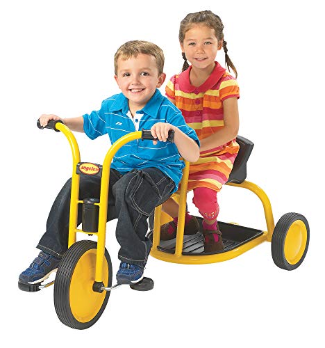 Children's Factory Angeles MyRider Tandem Toddler Tricycle Yellow/Black