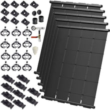 SolarPoolSupply Industrial Grade Solar Pool Heater DIY Kit - High-Wind Mounting System & Freeze Resistance