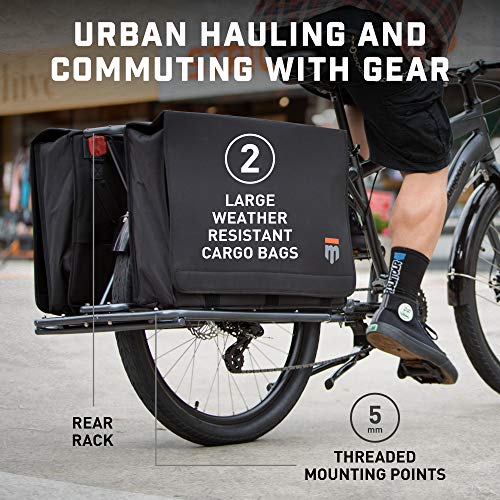 Mongoose Envoy Cargo Bike 26-Inch Grey