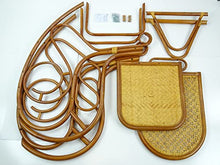 Wickerix Milano Rocking Chair, Natural Rattan Wicker Handmade, ECO, Colonial Color