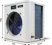 Villastar Above Ground Pool Heater 16000 BTU/hr - 120V, Fits 15/18/24 Foot Pool