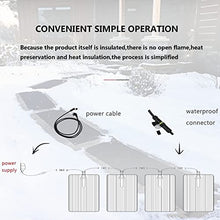 Snow Melting Mats Heated Snow Melting Mats for Entrances Heated Outdoor Mats for Stairs Non-Slip Snow Melting Mats for Winter Snow Removal Snow and Ice Melt Products,30 * 30in(76.2 * 76.2cm)