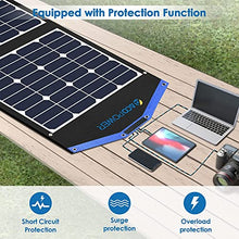 ACOPOWER LiONCooler Pro HY-VX28 Solar Freezer Portable 29 Quarts Cooler & 90 Watt Solar Panel Combination Kit for Truck RV Boat Outdoor Camping, Black&Grey