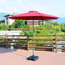 YYBOES Outdoor Garden Parasols Parasols 9' Patio/Garden Umbrella With Crank, Perfect For Outdoor Yard, Beach Commercial Event Market, Camping, Swimming Pool Side good