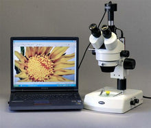AmScope Digital Trinocular Stereo Zoom Microscope 3.5X-90X White