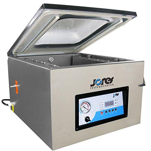 JORESTECH Vacuum Sealer Chamber Machine with Rotary Oil Pump (1.34 HP) Silver