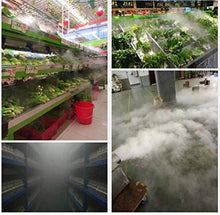 TOPCHANCES 13.5 kg/h 3Pcs 10 Head Ultrasonic Mist Maker Fogger Air Humidifier w/ 1050W Transformer Accessories Fountain Pond Atomizer for Greenhouse Hydroponics Garden/Lawn/Pond 220V