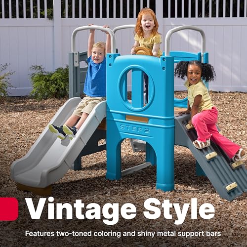 Step2 Scout & Slide Climber Kids Outdoor Playset Multicolor