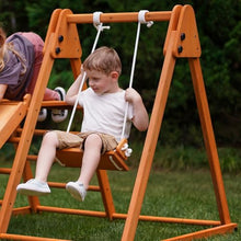 Avenlur Juniper 4-in-1 Outdoor Play Gym with Swing, Slide, Ladder, Climbing Wall - Indoor/Outdoor