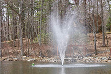 Fawn Lake Fountains Model SF100, 7 Different Patterns, Powerful 1 HP Pump, Energy Efficient, Perfect Pond Fountain for Large Ponds, Standard 110v Power Plug with 100ft of Underwater Power Cable