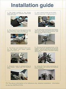 ATO.COM 800W Wind Turbine 24V Low Wind Speed Generator for House, Boat, and Hybrid Streetlight