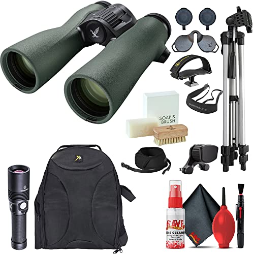 SWAROVSKI OPTIK 8x42 NL Pure Binoculars with Comfort Strap, Tripod, Backpack & Accessories