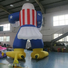 MAFLEN 20ft Giant Inflatable Eagle USA Cartoon Advertising Outdoor with Air Blower as Picture Show