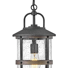 Hinkley Lakehouse Medium Hanging Lantern, Low Voltage Aged Zinc