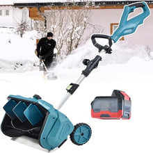 1000w Brushless Snowplow - Cordless Snow Shovel - Depth 20cm Electric Snow Sweeper - Width 40.7cm Snow Blower - Pro Electric Snow Throwers - DIY Snow Tools 1battery