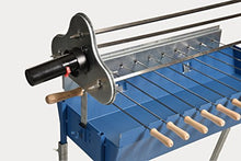 Food From Cyprus Greek Cypriot Charcoal BBQ Barbecue Grill Foukou - Motorized Rotisserie