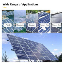 iumLeap Electric Solar PV Panel Cleaning Rotating Brush, Solar Panels Cleaning Brush Water Fed Brush, with Dual Nylon Brush Heads(Lithiumbattery-3.5m)