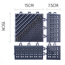 WIGING Heavy Duty Modular Interlocking Matting, Outdoor Indoor Doormats, Splicing Commercial Front Door Mats for Entryways, Garden, Yard (Color : Red, Size : 150x300cm)
