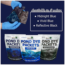 Midnight Blue Pond Dye Packets - 24 Water Soluble Packs