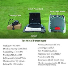 CHRISK Robot Lawn Mower for Gardens Up to 1500㎡ 3D Obstacle Avoidance, Intelligent Path Planning, No-Entry Zone Setting
