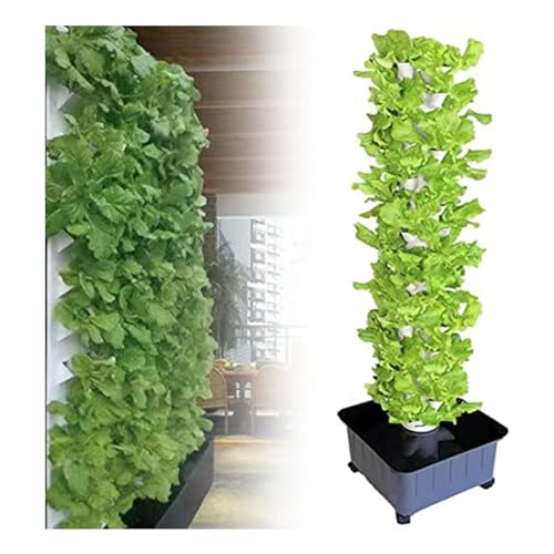 Indoor Hydroponics System Indoor Garden Hydrating Pump and Timer, Soilless Cultivation Grow Tower, 15 Floors 45 Plants Sites,Indoor Gardening System, Indoor Garden Germination Kit wyqdp240305