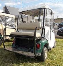 DOORWORKS Golf Cart Enclosures 3-Sided Over-The-Top Cover Yamaha Drive 2 Sunbrella Canvas Jet Black