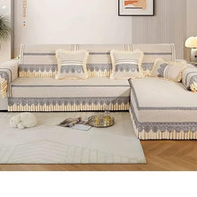 VFIIIOLPAA Sofa Cushion Non-Slip Cushion Winter Four Seasons Fabric Sofa Cover Cover Towel (Color: D, Size: 60 * 76cm) (E 350)