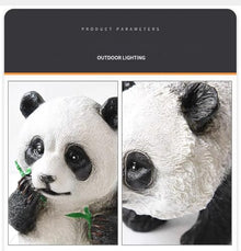 Xinmeiyue Lawn Light,Outdoor Panda Light, Figurine Lights,Landscape Light, Yard Decorations Outdoor Light,Waterproof Garden Animal Light, Courtyard Light, For Birthday Gift, Christmas Holiday(Lying po