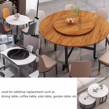 Round Wooden Table Top for DIY Desk Side Coffee Patio Table Replacement