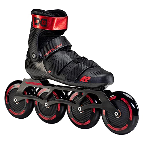 K2 Redline 110 Men's Inline Skates Black/Red 7.5