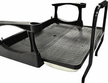 MADJAX Genesis 250 Steel Golf Cart Rear Flip Seat Kit for EZGO TXT | Deluxe Cushions Black