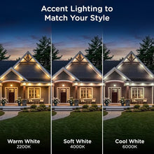 Enbrighten Accent Permanent Outdoor Lights, 150ft, 36 Lights, Smart