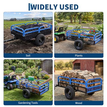 1500 Lbs Heavy Duty Steel Dump Cart