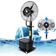 CUTPOIY Portable Oscillating Misting Fan with 42L Tank, 3 Speeds for Patio Cooling, 30in, Fixed-750mm (30in)