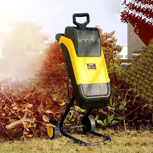 Acivirdde Garden Shredder, 2500w Silent Shredder, Small Garden Shredder and Chipper for Yard Wood and Hard Branch Debris