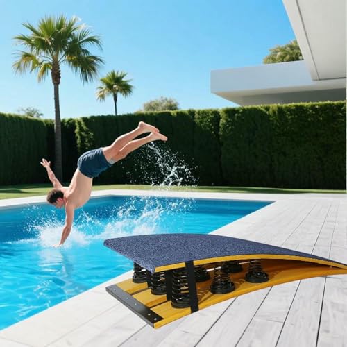 Pool Diving Board for Adults - Gymnastics Springboard with High-Elastic Steel Springs, Diving Board for Pool or Training - for Pool Diving Board Enthusiasts