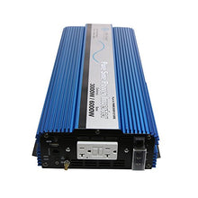 AIMS Power PWRI300012120S Pure Sine Inverter, 3000 Watt Continuous Power, 6000 Watt Surge Peak Power, 12 Volt DC Input, Pure Sine Wave, GFCI Outlet, AC Direct Connect Terminal Block