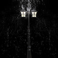 Lights Outdoor Outdoor Lighting Fitting European Victoria Glass Lantern Path Street Light IP55 Waterproof Outdoor Landscape Pole Lamp High Antique Patio Community Swimming Pool Column Lamp Post Light