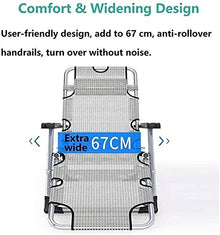 Lightweight Adjustable Sun Lounger Zero Gravity Seat Rocking Garden Chair Resistant Folding Recliner for Outdoor Patio Terrace Lawn Camping Relaxing Chair Support 200 Kg