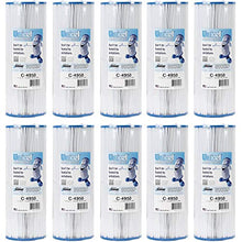 Unicel C-4950 50 Square Foot Media Replacement Pool Hot Tub Spa Filter Cartridge with 212 Pleats (10 Pack)