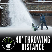 EGO Power+ 21" Electric Snow Blower, Gray/Black, Cordless Steel Auger, Includes (2) 56V 5.0Ah Batteries and Dual Port Charger, SNT2112