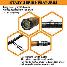 Dobyns Rods XTASY Casting Rod 7’5” 10-20 LB Line WT Black/Cork