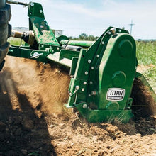 Titan Attachments 48" Rotary Tiller Attachment for Cat 1 Tractors Green