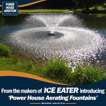 Power House Aeration Aerating Fountain F500F 1/2HP Black