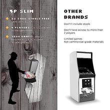 Creative Outdoor Distributor Full Size Arcade Machine 4 Player 3500 Games 32" LCD Woodgrain Light Gray