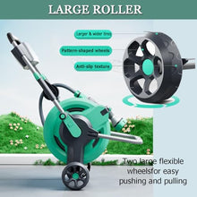 FENOKD Auto Reel Retractable Hose,Wall Mounted Retractable Garden Hose Reel,Large Rollers,10M/15M/20M/25M/30M/40M/50M,with Storage Buckle.25m
