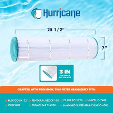 Hurricane Filters 8 Pack HF7489-04 Advanced Pool Filter Cartridge - Replacement for PA112, Unicel C-7489, Filbur FC-1275, Hayward Super-Star-Clear C-4500, C-4520, CX875XRE