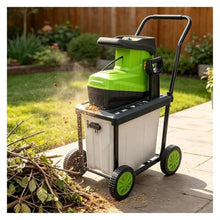YUDINGKVN 2800W Electric Wood Chipper & Shredder with 60L Collection Bag