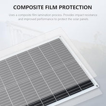 XINPUGUANG 100w Flexible Solar Panels 24V 1000W Solar System Kit Monocrystalline Cell Module 45A Controller 2000W Inverter for Off Grid Battery Charger for Cabin RV Boat Trailer