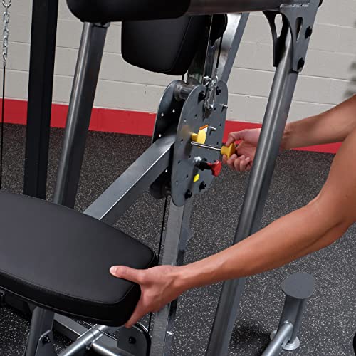 Body-Solid Pro Select Free Standing Weight Assisted Chin-Dip Machine 310 lbs Grey Black